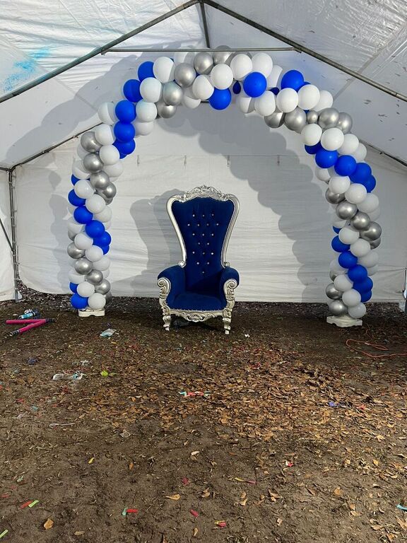 72 Inch Throne Blue Chairs Adult